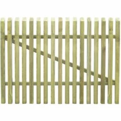 ASUPERMALL Porte De Jardin En Piquets Bois De Pin Impregne Fsc 100 X 75 Cm 11 ASUPERMALL Porte De Jardin En Piquets Bois De Pin Impregne Fsc 100 X 75 Cm -Portail Soldes Boutique 26481436 5