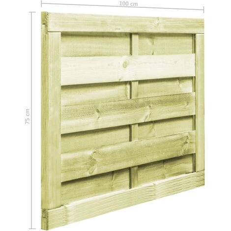 ASUPERMALL Portillon Bois De Pin Impregne 100 X 75 Cm Vert 5 ASUPERMALL Portillon Bois De Pin Impregne 100 X 75 Cm Vert – Image 3