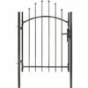 Topdeal Portail De Jardin Acier 1 X 1,5 M Noir 2 Topdeal Portail De Jardin Acier 1 X 1,5 M Noir -Portail Soldes Boutique 27231221 1