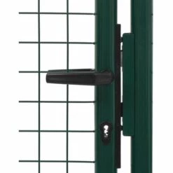 LITZEE Portail De Clôture Acier 100x75 Cm Vert 10 LITZEE Portail De Clôture Acier 100x75 Cm Vert -Portail Soldes Boutique 27808973 4