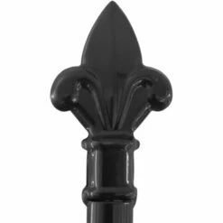 LITZEE Double Portail Avec Haut Sous Forme De Lance 400 X 225 Cm -Portail Soldes Boutique 27808997 5