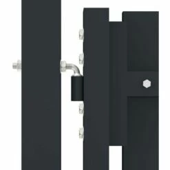 VidaXL Portail De Clôture à Double Porte Acier 306x150 Cm Anthracite - Anthracite 11 VidaXL Portail De Clôture à Double Porte Acier 306x150 Cm Anthracite - Anthracite -Portail Soldes Boutique 28266813 5