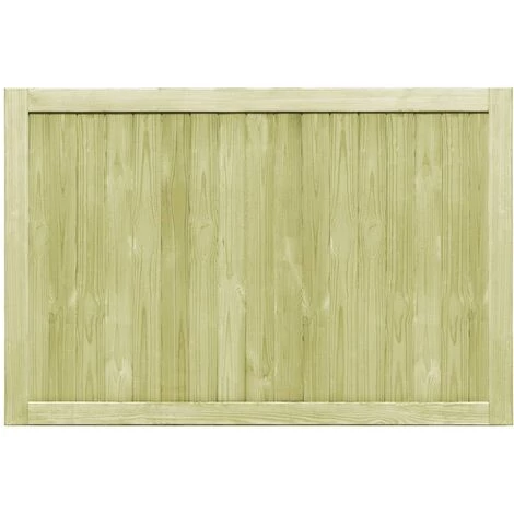 TRUE DEAL Portillons De Jardin 2 Pcs Bois De Pin Imprégné 300x100 Cm 6 TRUE DEAL Portillons De Jardin 2 Pcs Bois De Pin Imprégné 300x100 Cm – Image 4