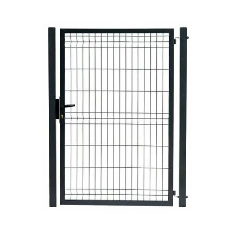 CLOTURE & JARDIN Portillon Jardin Grillagé Occultable Gris Anthracite - JARDIPRO - 1,10 Mètre 3 CLOTURE & JARDIN Portillon Jardin Grillagé Occultable Gris Anthracite - JARDIPRO - 1,10 Mètre