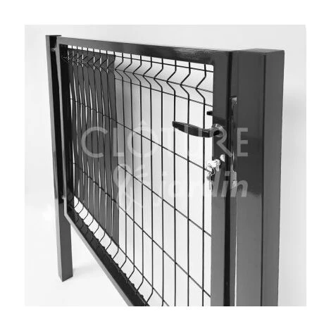 CLOTURE & JARDIN Portillon Jardin Grillagé Occultable Gris Anthracite - JARDIPRO - 1,10 Mètre 6 CLOTURE & JARDIN Portillon Jardin Grillagé Occultable Gris Anthracite - JARDIPRO - 1,10 Mètre – Image 4