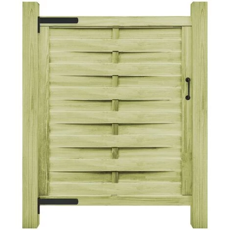 TRUE DEAL Portillon Bois De Pin Imprégné 100 X 125 Cm Vert 3 TRUE DEAL Portillon Bois De Pin Imprégné 100 X 125 Cm Vert