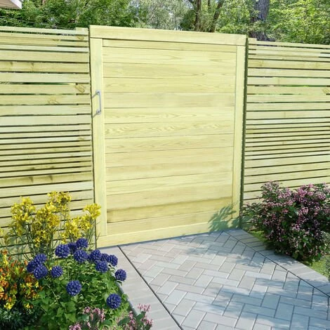 TRUE DEAL Portail De Jardin Bois De Pin Imprégné 125 X 100 Cm 3 TRUE DEAL Portail De Jardin Bois De Pin Imprégné 125 X 100 Cm