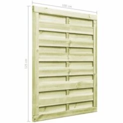 YOUTHUP Portillon Bois De Pin Imprégné 100 X 125 Cm Vert - Vert -Portail Soldes Boutique 28964542 5