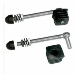 2 Charnières Pour Portillons De Jardin, Profil Carrés 40x40mm Long 130mm LOCINOX - GBM1240130.