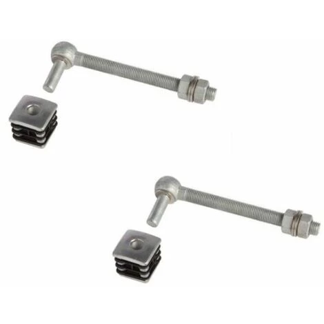 2 Charnières M16 Bouchons Alu 40x40mm Pour Portillon De Jardin, L 160mm LOCINOX - GBM16DP40160. 3 2 Charnières M16 Bouchons Alu 40x40mm Pour Portillon De Jardin, L 160mm LOCINOX - GBM16DP40160.