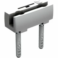 SLID'UP BY MANTION Guide Réglable 3 Positions à Visser Au Sol Pour Porte Jusqu'à 90 Kg