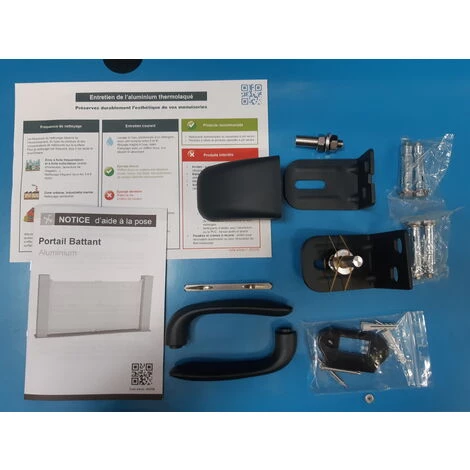 AUTOURDUPORTAIL Portillon YEL Gris 7016 - L104 Cm X H172 Cm En Aluminium AUTOUR DU PORTAIL 5 AUTOURDUPORTAIL Portillon YEL Gris 7016 - L104 Cm X H172 Cm En Aluminium AUTOUR DU PORTAIL – Image 3