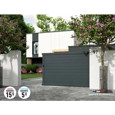 AUTOURDUPORTAIL Portail Coulissant YEL Gris 7016 - L356 Cm X H166 Cm En Aluminium Manuel AUTOUR DU PORTAIL 3 AUTOURDUPORTAIL Portail Coulissant YEL Gris 7016 - L356 Cm X H166 Cm En Aluminium Manuel AUTOUR DU PORTAIL