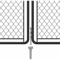 Portail De Jardin Acier 150x495 Cm Anthracite VidaXL 9 Portail De Jardin Acier 150x495 Cm Anthracite VidaXL -Portail Soldes Boutique 30289975 3