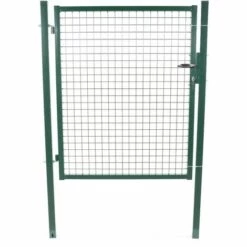 Filiac Portillon Grillagé VERT - H. 1,00 X L. 1,00 M + Serrure