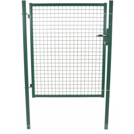 Filiac Portillon Grillagé VERT - H. 1,00 X L. 1,00 M + Serrure 3 Filiac Portillon Grillagé VERT - H. 1,00 X L. 1,00 M + Serrure