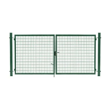 CLOTURE & JARDIN Portail Grillagé Vert JARDIMALIN - Largeur 3m - 1 Mètre - Vert (RAL 6005) 3 CLOTURE & JARDIN Portail Grillagé Vert JARDIMALIN - Largeur 3m - 1 Mètre - Vert (RAL 6005)