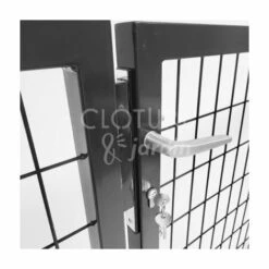 CLOTURE & JARDIN Portail Grillagé Gris JARDIMALIN - Largeur 4m - 1 Mètre - Gris Anthracite (RAL 7016) 9 CLOTURE & JARDIN Portail Grillagé Gris JARDIMALIN - Largeur 4m - 1 Mètre - Gris Anthracite (RAL 7016) -Portail Soldes Boutique 30866752 4