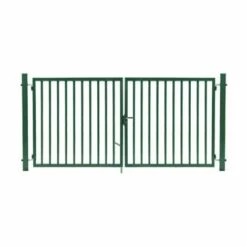 CLOTURE & JARDIN Portail Barreaudé Vert JARDIPLUS - Largeur 3m - 1 Mètre - Vert (RAL 6005)