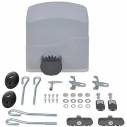 VidaXL Dispositif D'ouverture De Porte Coulissante 300 W 600 Kg - Gris 10 VidaXL Dispositif D'ouverture De Porte Coulissante 300 W 600 Kg - Gris -Portail Soldes Boutique 3124957 4