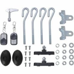 VidaXL Dispositif D'ouverture De Porte Coulissante 300 W 600 Kg - Gris 11 VidaXL Dispositif D'ouverture De Porte Coulissante 300 W 600 Kg - Gris -Portail Soldes Boutique 3124957 5