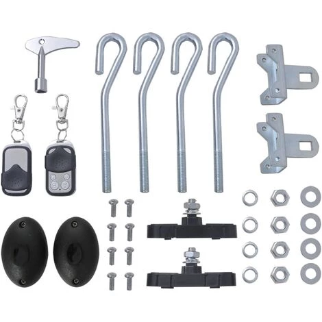 VidaXL Dispositif D'ouverture De Porte Coulissante 300 W 600 Kg - Gris 7 VidaXL Dispositif D'ouverture De Porte Coulissante 300 W 600 Kg - Gris – Image 5