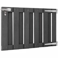 TRUE DEAL Portillon WPC 100x60 Cm Gris -Portail Soldes Boutique 32136439 3