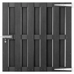 TRUE DEAL Portillon WPC 100x100 Cm Gris