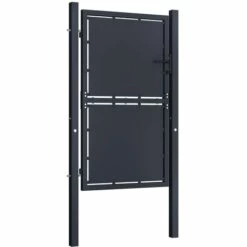 TRUE DEAL Portail De Jardin Acier 100 X 175 Cm Anthracite 7 TRUE DEAL Portail De Jardin Acier 100 X 175 Cm Anthracite -Portail Soldes Boutique 32194624 2