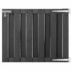 ASUPERMALL Portillon WPC 100x80 Cm Gris