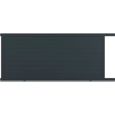 AUTOURDUPORTAIL Portail Coulissant YEL Gris 7016 - L356 Cm X H166 Cm En Aluminium Motorisé Somfy AUTOUR DU PORTAIL 4 AUTOURDUPORTAIL Portail Coulissant YEL Gris 7016 - L356 Cm X H166 Cm En Aluminium Motorisé Somfy AUTOUR DU PORTAIL – Image 2