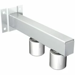 SLID'UP BY MANTION Guide Haut Réglable à Visser Pour Portail Coulissant, 2 Olives Ø40 H60 Mm