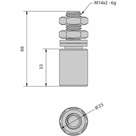 SLID'UP BY MANTION Guide 1 Olive En Nylon Ø25 H33 Mm 4 SLID'UP BY MANTION Guide 1 Olive En Nylon Ø25 H33 Mm – Image 2