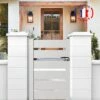 PACKIT Portillon En Kit Aluminium SAH Dimension L.1000 (entre Piliers) X H.1500 Mm Couleurs Blanc (RAL 9010) -Portail Soldes Boutique 33493915 1