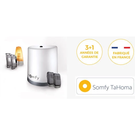 AUTOURDUPORTAIL Portail Coulissant BAYA Blanc 9016 - L356 Cm X H129 Cm En Aluminium Motorisé Somfy AUTOUR DU PORTAIL 5 AUTOURDUPORTAIL Portail Coulissant BAYA Blanc 9016 - L356 Cm X H129 Cm En Aluminium Motorisé Somfy AUTOUR DU PORTAIL – Image 3