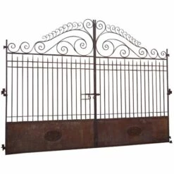 BISCOTTINI PORTAIL EN FER PORTE AJOURÉ L400XPR7XH320 CM FABRIQUÉ EN ITALIE