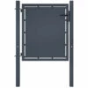 ASUPERMALL Portail De Jardin Acier 100 X 75 Cm Anthracite -Portail Soldes Boutique 36745480 1