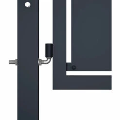 ASUPERMALL Portail De Jardin Acier 100x150 Cm Anthracite -Portail Soldes Boutique 36745481 3