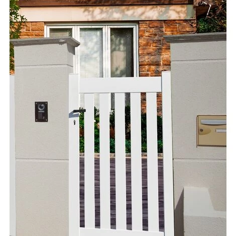 PACKIT Portillon Aluminium Modèle Ajouré En Kit Dimension L.1000 (entre Piliers) X H.1200 Couleurs Gris (RAL 7016) 4 PACKIT Portillon Aluminium Modèle Ajouré En Kit Dimension L.1000 (entre Piliers) X H.1200 Couleurs Gris (RAL 7016) – Image 2