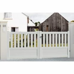 PACKIT Portail Aluminium Battant Semi-ajouré En Kit Dimension L.3000 (entre Piliers) X H.1300 Mm Couleurs Gris (RAL 7016) 9 PACKIT Portail Aluminium Battant Semi-ajouré En Kit Dimension L.3000 (entre Piliers) X H.1300 Mm Couleurs Gris (RAL 7016) -Portail Soldes Boutique 3882658 3