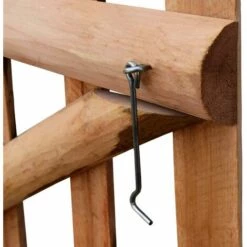 HAPPYSHOPPING Portillon De Cloture Bois De Noisetier Impregne 100 X 90 Cm 8 HAPPYSHOPPING Portillon De Cloture Bois De Noisetier Impregne 100 X 90 Cm -Portail Soldes Boutique 39451428 2