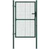 HAPPYSHOPPING Portail De Cloture Acier 100x125 Cm Vert 1 HAPPYSHOPPING Portail De Cloture Acier 100x125 Cm Vert -Portail Soldes Boutique 39451671 1
