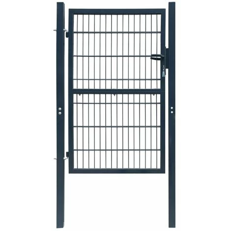 HAPPYSHOPPING Portillon 2D (simple) Gris Anthracite 106 X 190 Cm 3 HAPPYSHOPPING Portillon 2D (simple) Gris Anthracite 106 X 190 Cm