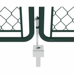 HAPPYSHOPPING Portail De Jardin Acier 400 X 75 Cm Vert 10 HAPPYSHOPPING Portail De Jardin Acier 400 X 75 Cm Vert -Portail Soldes Boutique 40548966 4