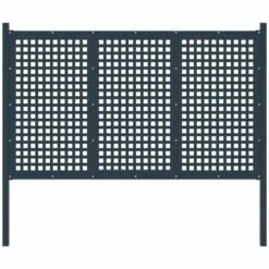 VidaXL Clôture De Jardin Acier 177x150 Cm Anthracite - Anthracite