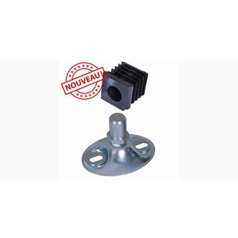 DECOFERFORGE Crapaudine Avec Bouchon Pour Tube 30x30 3 DECOFERFORGE Crapaudine Avec Bouchon Pour Tube 30x30