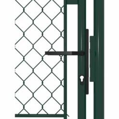 HOMMOO Portillon Acier 100 X 175 Cm Vert -Portail Soldes Boutique 43772758 3