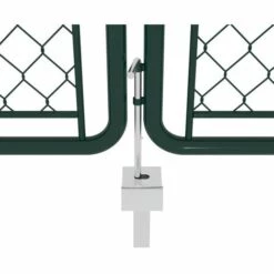 HOMMOO Portail De Jardin Acier 400 X 75 Cm Vert 10 HOMMOO Portail De Jardin Acier 400 X 75 Cm Vert -Portail Soldes Boutique 43773638 4