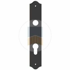 PORTAC Entrée Simple En Aluminium Avec Bague Polyamide. | Brut - Brut