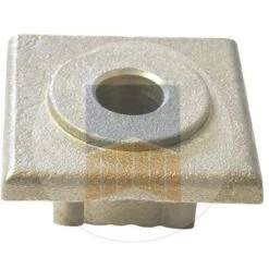 PORTAC Embout Percé 40x40 Pour Tubes épaisseur 1,2 Ou 1,5. | Brut - 1,2 - Brut